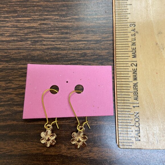 Handmade Jewelry - Blooming Flower Charm Earrings